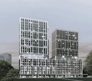 1-к квартира, строящийся дом, 50м2, 5/31 этаж