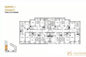 2-к квартира, вторичка, 60м2, 5/13 этаж