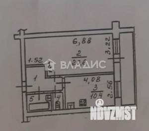 1-к квартира, вторичка, 39м2, 8/12 этаж