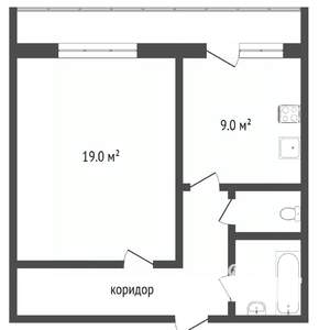 1-к квартира, вторичка, 36м2, 7/11 этаж
