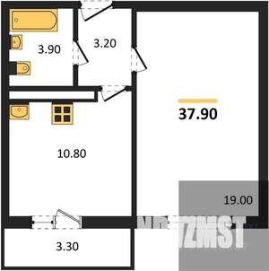 1-к квартира, вторичка, 38м2, 17/17 этаж