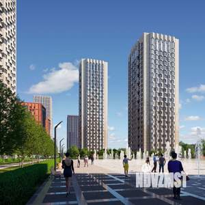 2-к квартира, строящийся дом, 51м2, 7/32 этаж