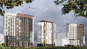 1-к квартира, строящийся дом, 39м2, 8/15 этаж