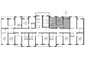 2-к квартира, вторичка, 53м2, 17/19 этаж