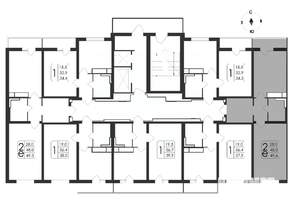 2-к квартира, вторичка, 50м2, 18/19 этаж