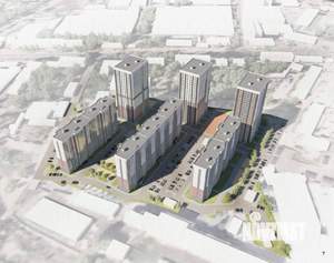 1-к квартира, строящийся дом, 21м2, 12/17 этаж