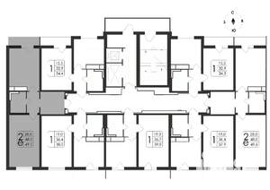 2-к квартира, вторичка, 50м2, 6/19 этаж