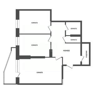 2-к квартира, вторичка, 63м2, 13/16 этаж