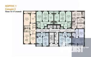 1-к квартира, вторичка, 40м2, 15/25 этаж