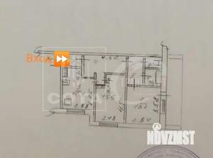 2-к квартира, вторичка, 52м2, 1/9 этаж