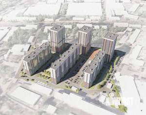 1-к квартира, строящийся дом, 21м2, 12/17 этаж