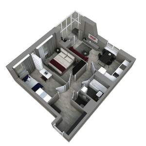 2-к квартира, вторичка, 55м2, 25/25 этаж