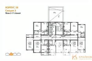 1-к квартира, вторичка, 38м2, 10/17 этаж