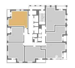 1-к квартира, вторичка, 46м2, 23/25 этаж