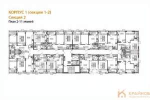 2-к квартира, вторичка, 49м2, 2/11 этаж