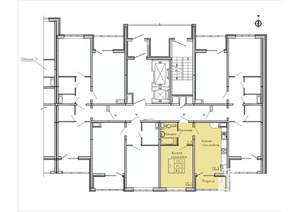 1-к квартира, вторичка, 43м2, 12/18 этаж