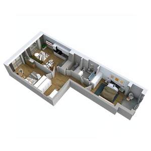 2-к квартира, вторичка, 82м2, 2/9 этаж