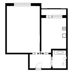 1-к квартира, вторичка, 34м2, 3/9 этаж