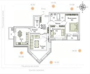 3-к квартира, вторичка, 105м2, 7/7 этаж