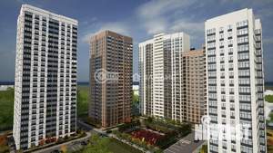 1-к квартира, строящийся дом, 33м2, 3/25 этаж