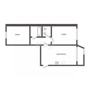 2-к квартира, вторичка, 60м2, 3/14 этаж