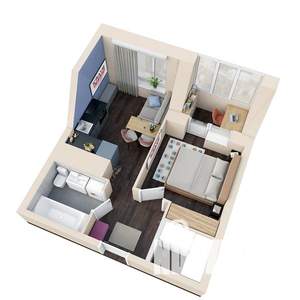 1-к квартира, вторичка, 33м2, 19/25 этаж