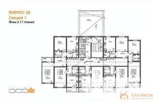 3-к квартира, вторичка, 76м2, 3/17 этаж