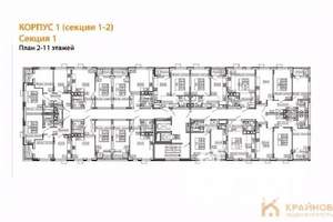 1-к квартира, вторичка, 41м2, 2/11 этаж