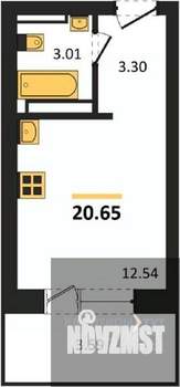 Студия квартира, вторичка, 21м2, 9/28 этаж