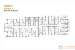 1-к квартира, вторичка, 40м2, 15/28 этаж