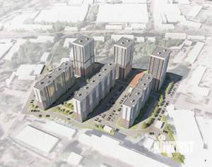 2-к квартира, строящийся дом, 56м2, 1/17 этаж