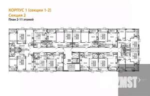 1-к квартира, вторичка, 34м2, 6/13 этаж