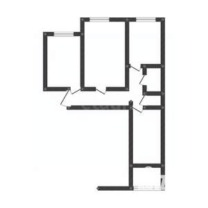 3-к квартира, вторичка, 64м2, 7/9 этаж