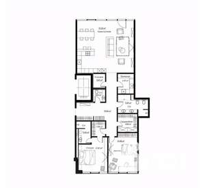 3-к квартира, строящийся дом, 167м2, 10/17 этаж