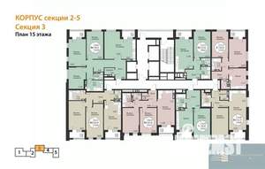 3-к квартира, вторичка, 101м2, 15/24 этаж