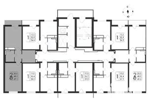 2-к квартира, вторичка, 50м2, 10/19 этаж