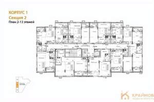 1-к квартира, вторичка, 46м2, 4/15 этаж