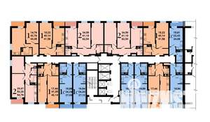 1-к квартира, строящийся дом, 42м2, 12/27 этаж