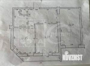 2-к квартира, вторичка, 65м2, 7/16 этаж