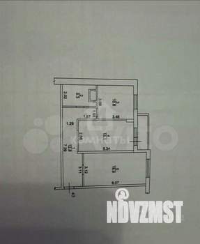 2-к квартира, вторичка, 63м2, 4/17 этаж