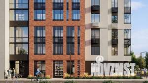 2-к квартира, строящийся дом, 55м2, 4/17 этаж