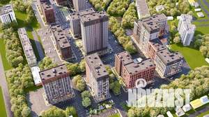 2-к квартира, строящийся дом, 57м2, 2/12 этаж