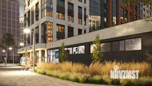 2-к квартира, строящийся дом, 56м2, 2/13 этаж