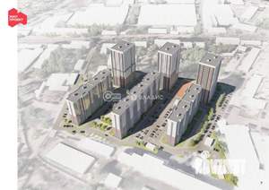 1-к квартира, строящийся дом, 21м2, 3/17 этаж