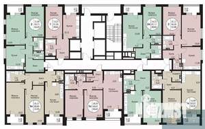 1-к квартира, вторичка, 43м2, 3/24 этаж