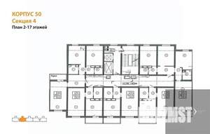 1-к квартира, вторичка, 39м2, 16/17 этаж