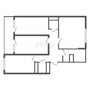 3-к квартира, вторичка, 91м2, 5/12 этаж