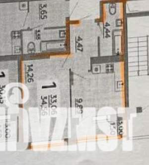 1-к квартира, вторичка, 35м2, 2/19 этаж