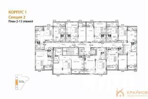 Студия квартира, строящийся дом, 40м2, 12/15 этаж