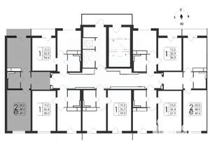 2-к квартира, вторичка, 50м2, 5/19 этаж
